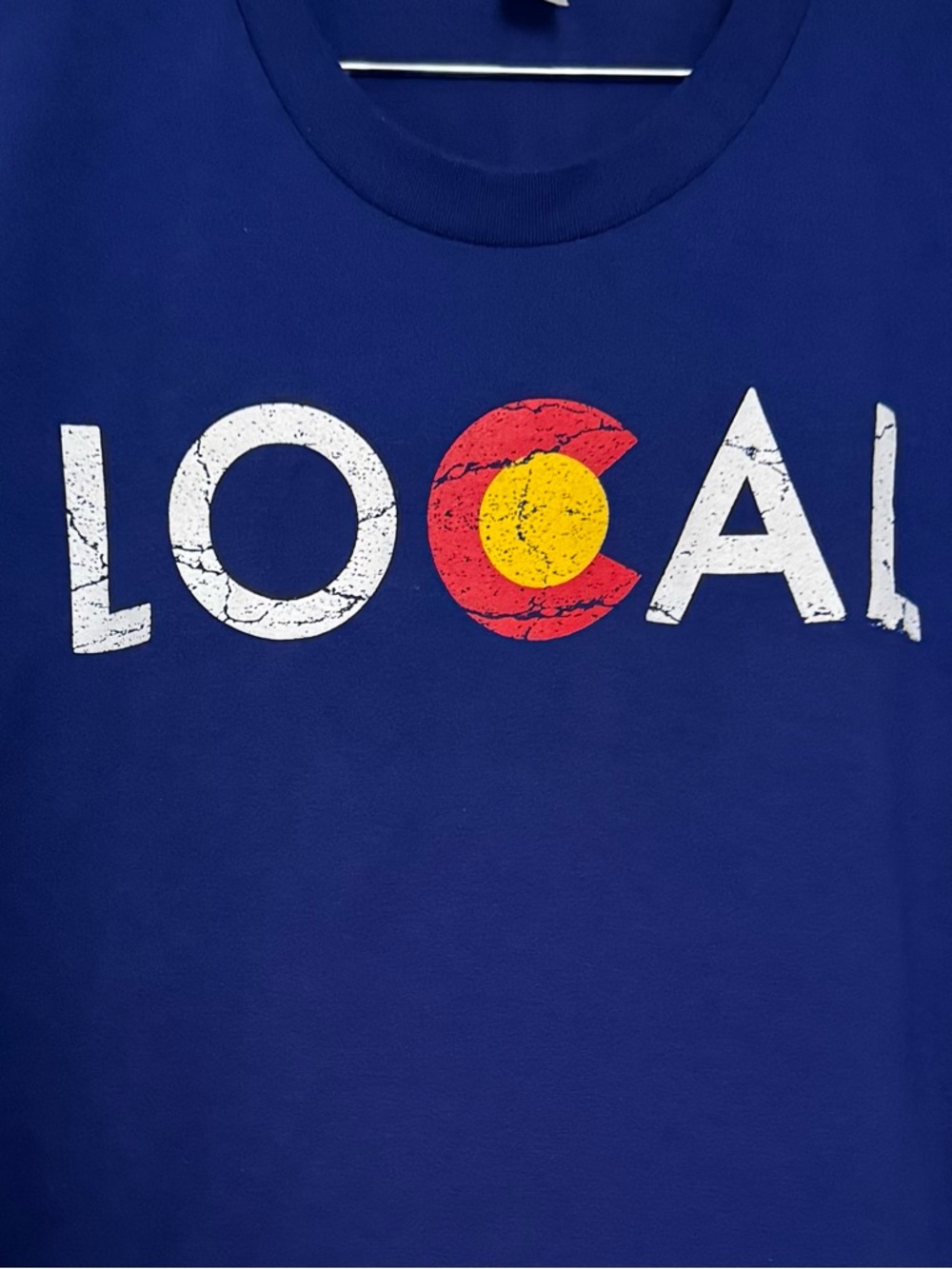 American Apparel Royal Blue Colorado Local Tee